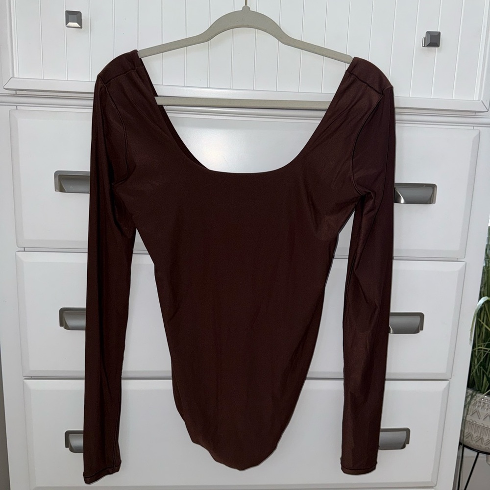 aerie long sleeve bodysuit